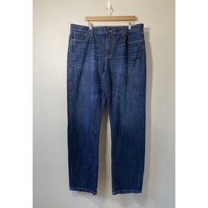 Lucky Brand Men's Straight Jeans in Dark Blue Denim